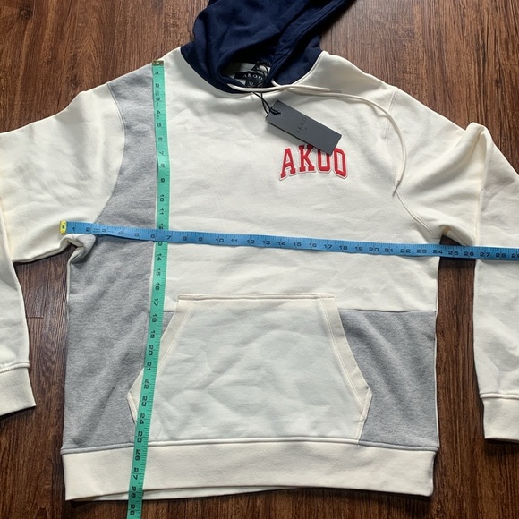 AKOO Logo Hoodie Whisper White Men’s Size X-Large NWT - Picture 4 of 8